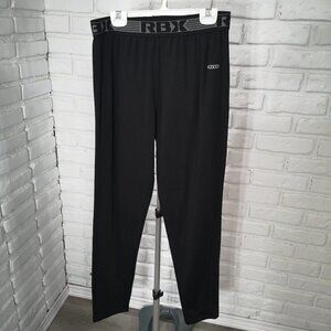 Reebok Ladies Size Large Elastic Waist Lined Black Leggings